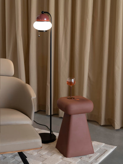 Earth Iron Stool - Terracotta
