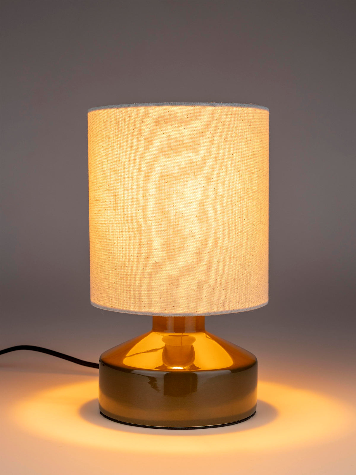 Nook Linen Table Lamp - Taupe