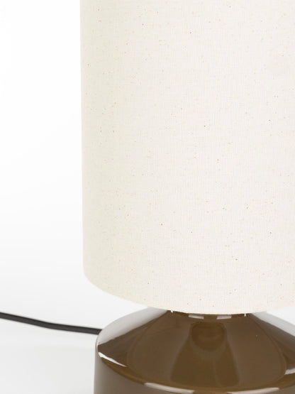Nook Linen Table Lamp - Taupe