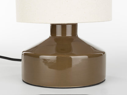 Nook Linen Table Lamp - Taupe