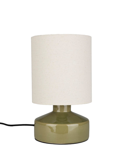 Nook Linen Table Lamp - Green