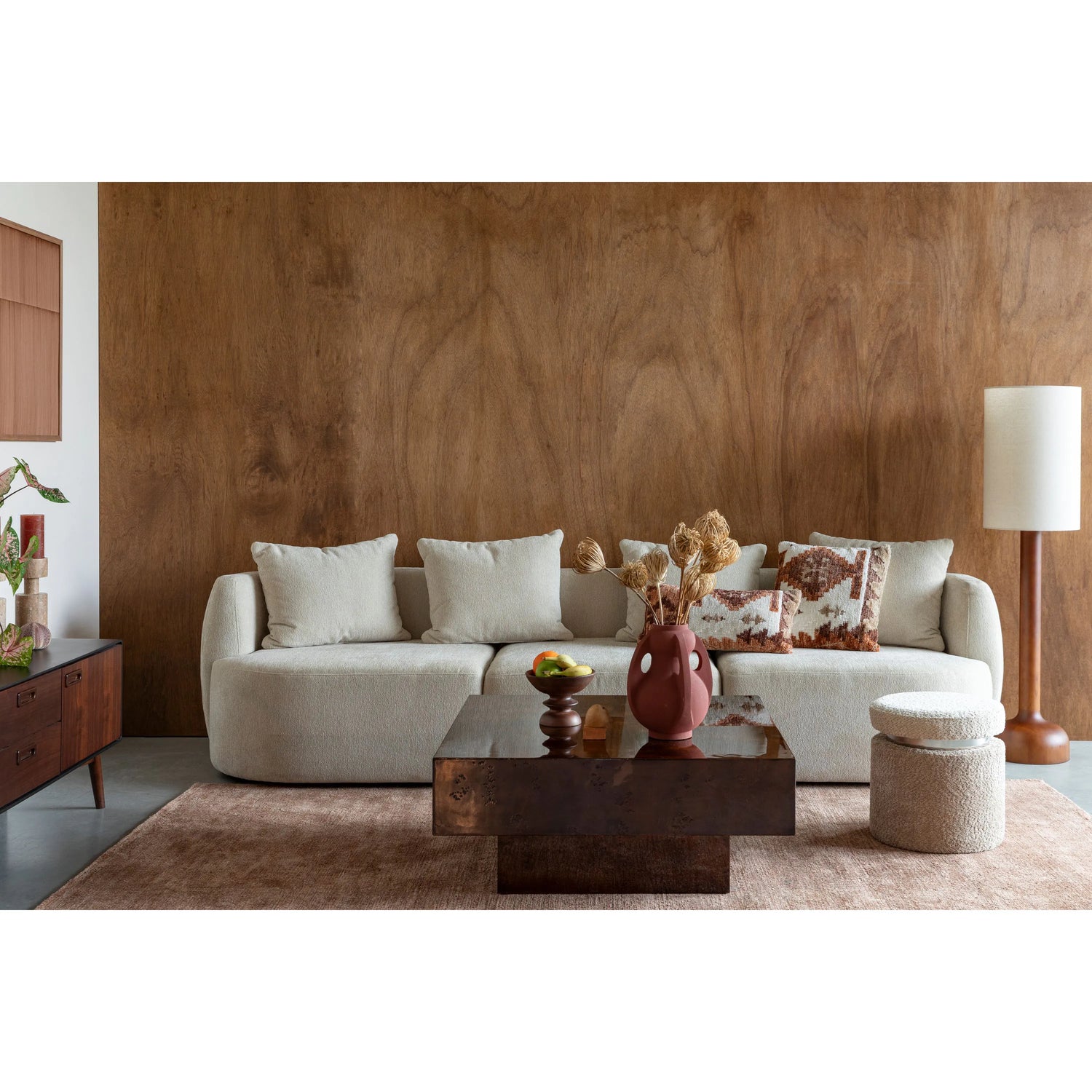 Linea Clear Glass Coffee Table