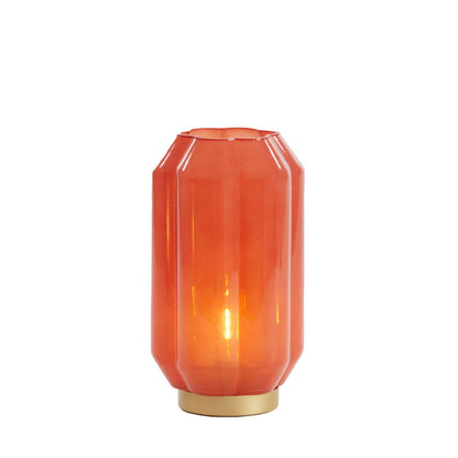 Palermo Table lamp - LED - Brick Red &amp; Gold