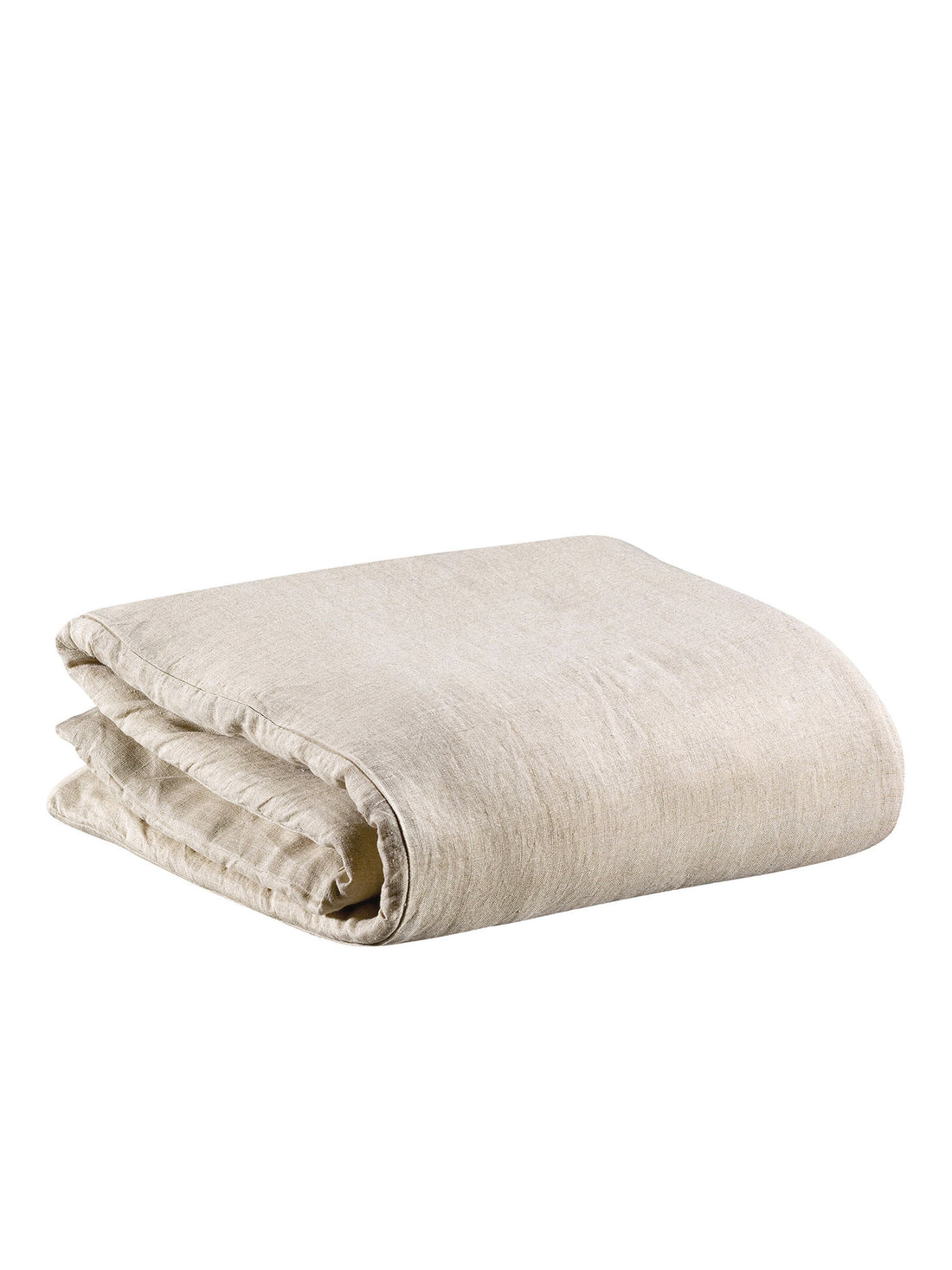 Zeff Stonewashed Linen 260 x 240cm Duvet Cover - Natural