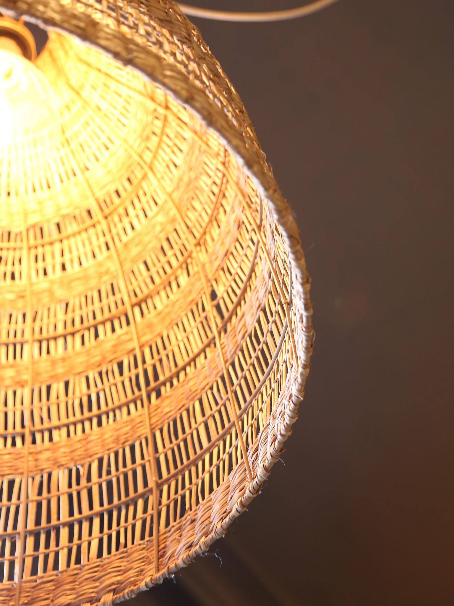 Sagar Natural Seagrass Hanging Lamp