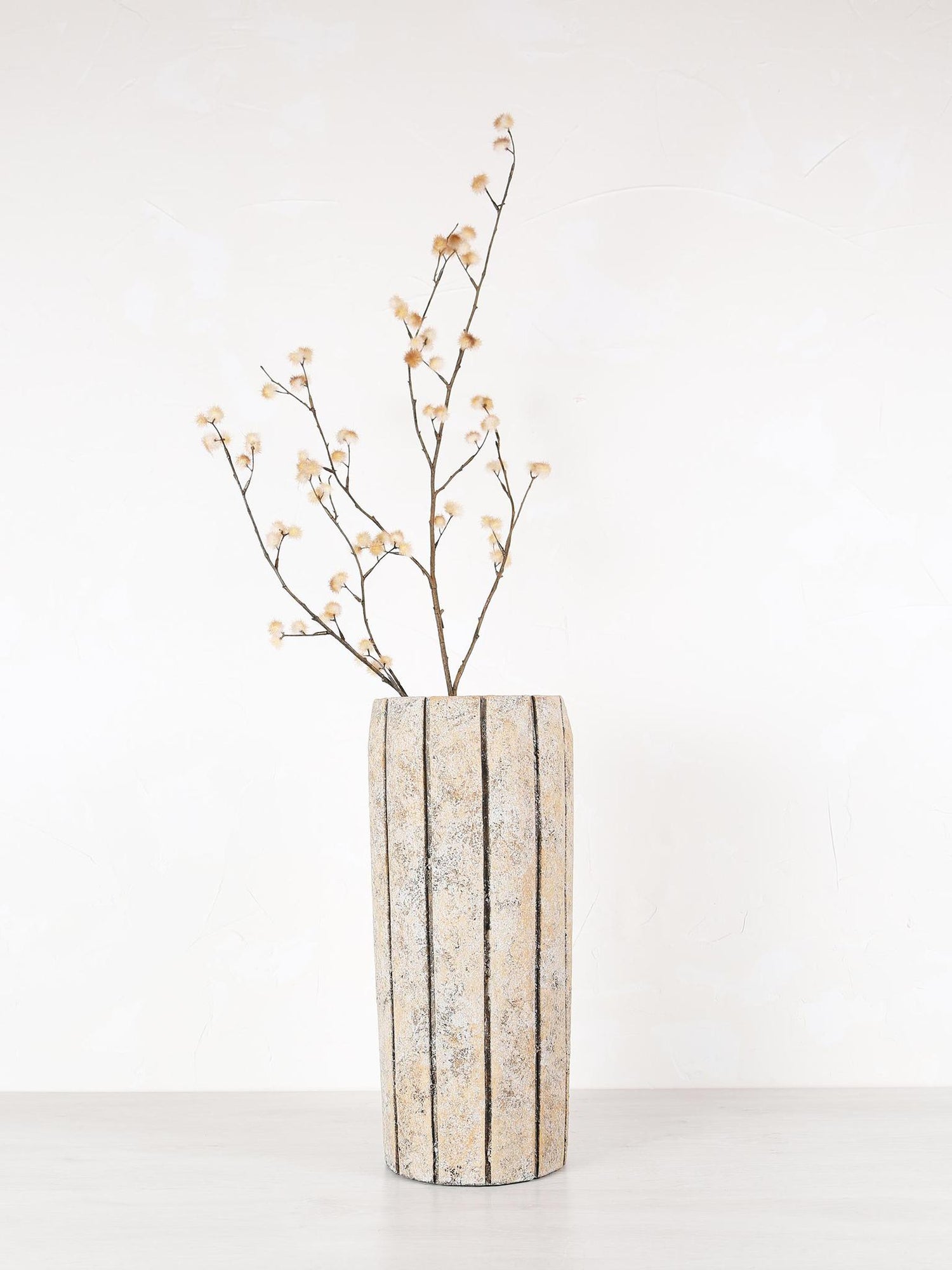 Imani Cement Pot - Taupe