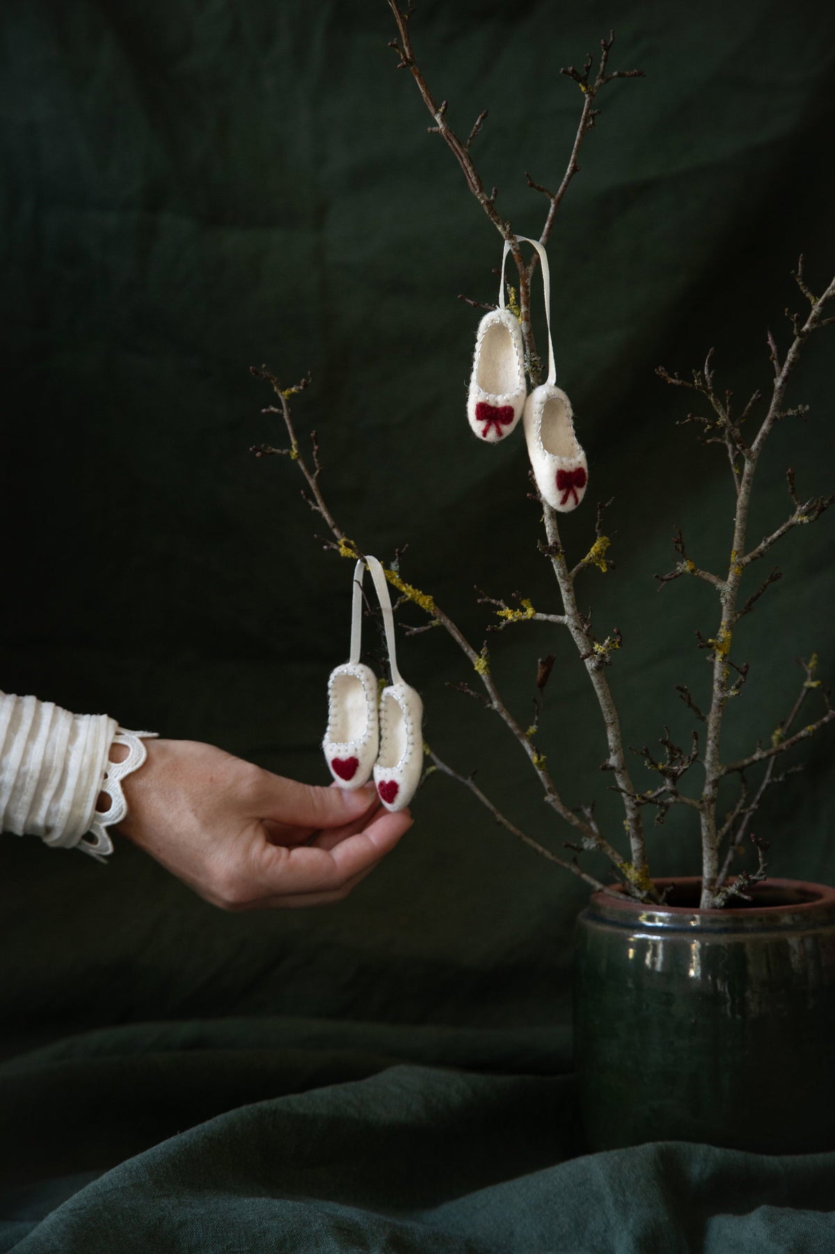 Bows &amp; Ballet Bundle - Handcrafted Felt Hanging Decorations