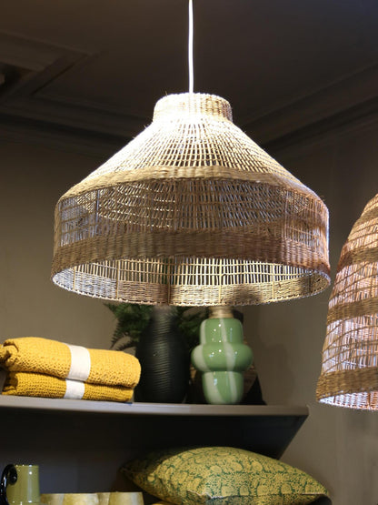 Latika Seagrass Hanging Lamp - Large