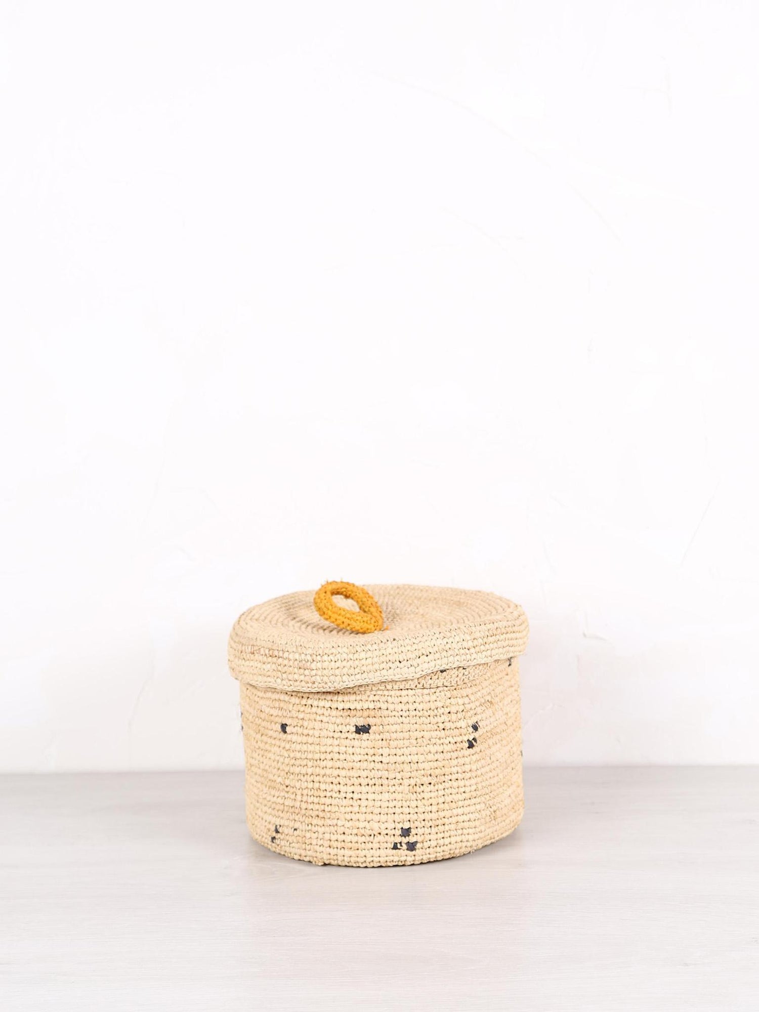 Large Handmade Raffia Basket - 5 patterns available