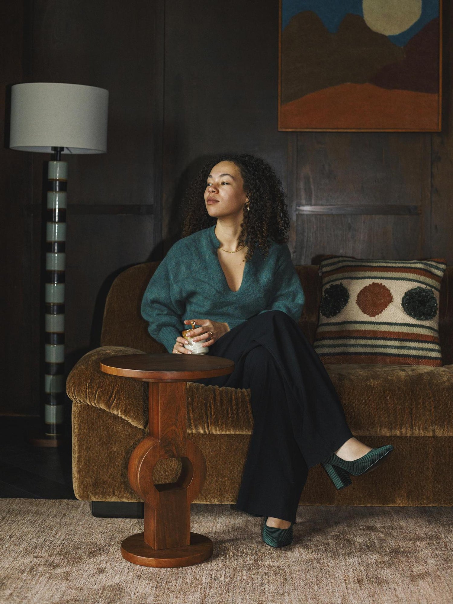 Tondo Wooden Side Table