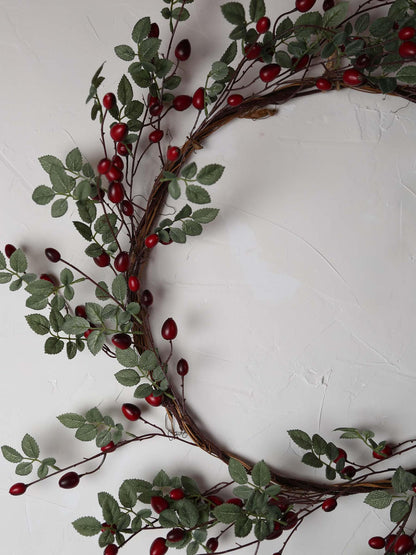 Rose berry Wreath