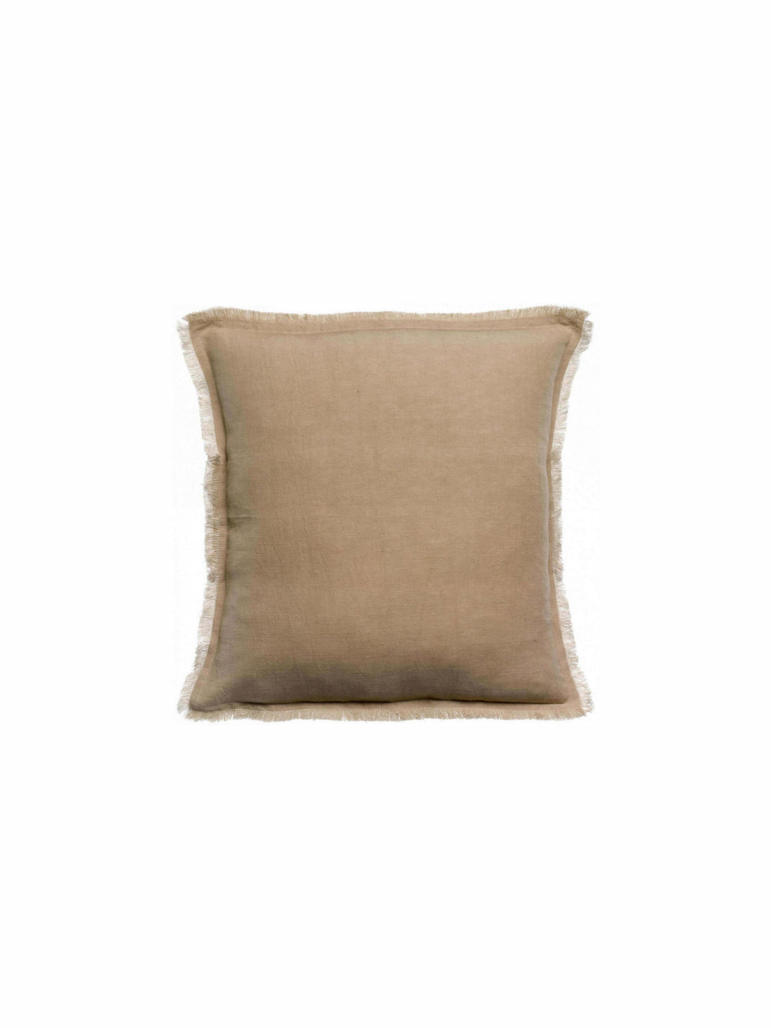 Laly Linen &amp; Cotton Plain Cushion - Galet - 2 Sizes Available