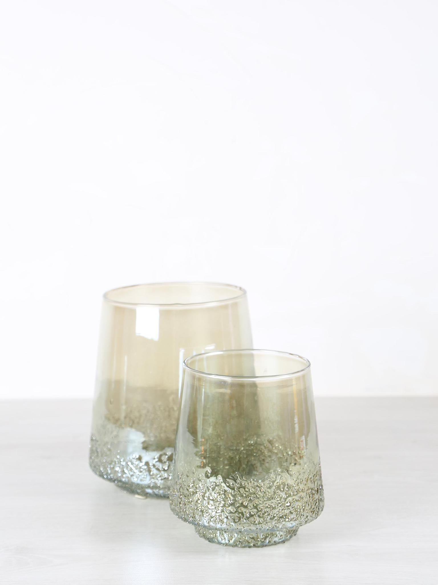 Carerra Textured Glass Stormlight - 3 Sizes Available