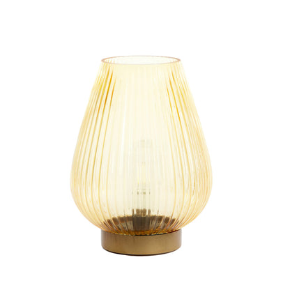 Tajera Table lamp - LED glass - Ochre Yellow