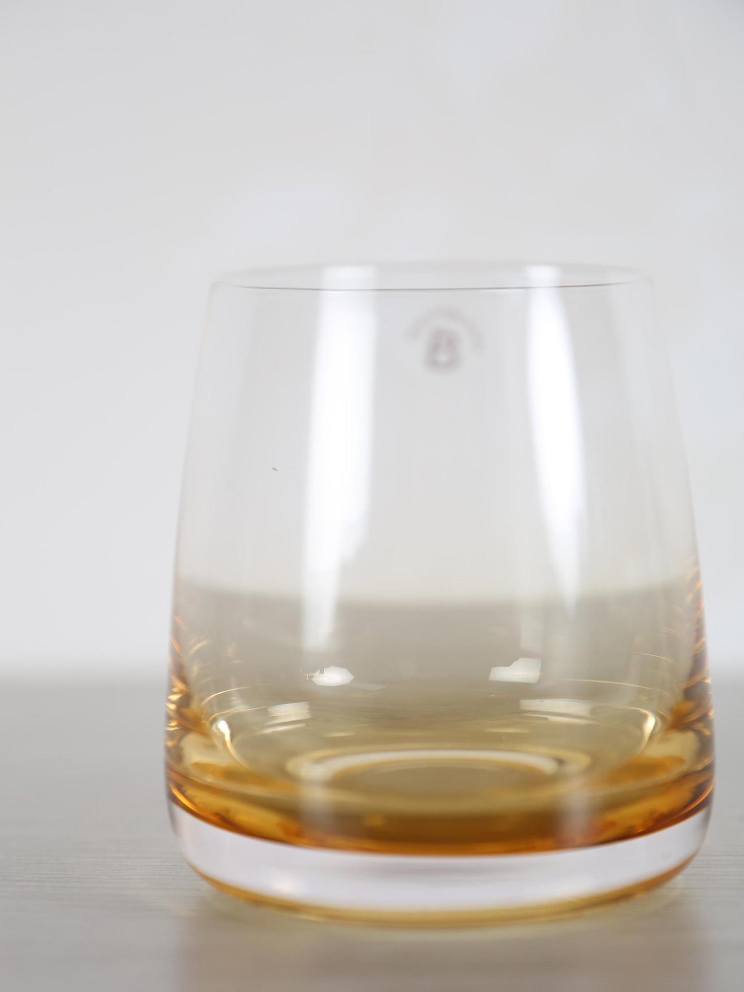 Amber Mouthblown Tumbler