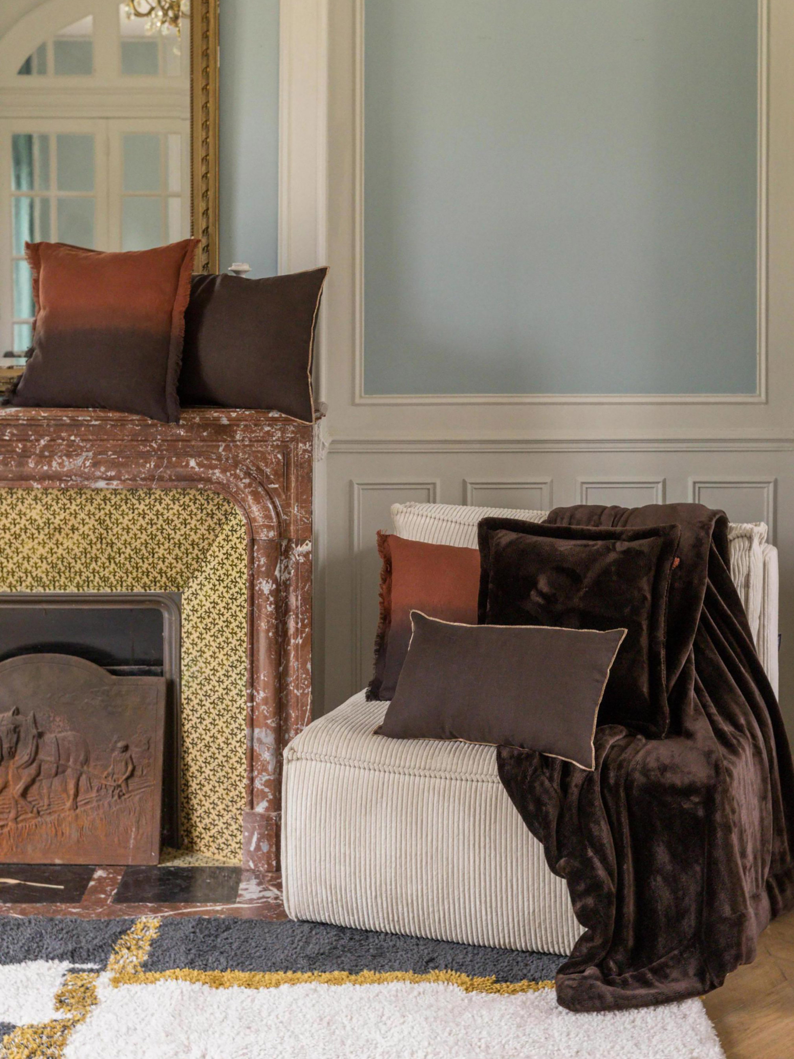 Ebony Zeff Cushion - Celeste - 2 Sizes Available