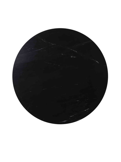 Tomochi Marble Dining Table - White/Black