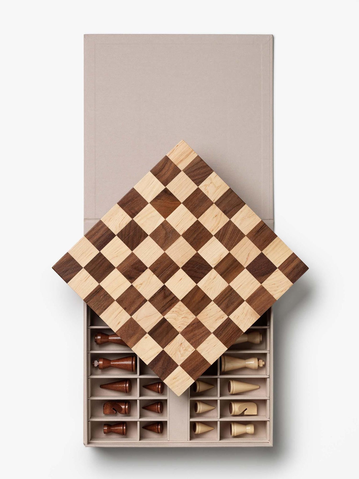 The Minimalist - Wooden Chess Set