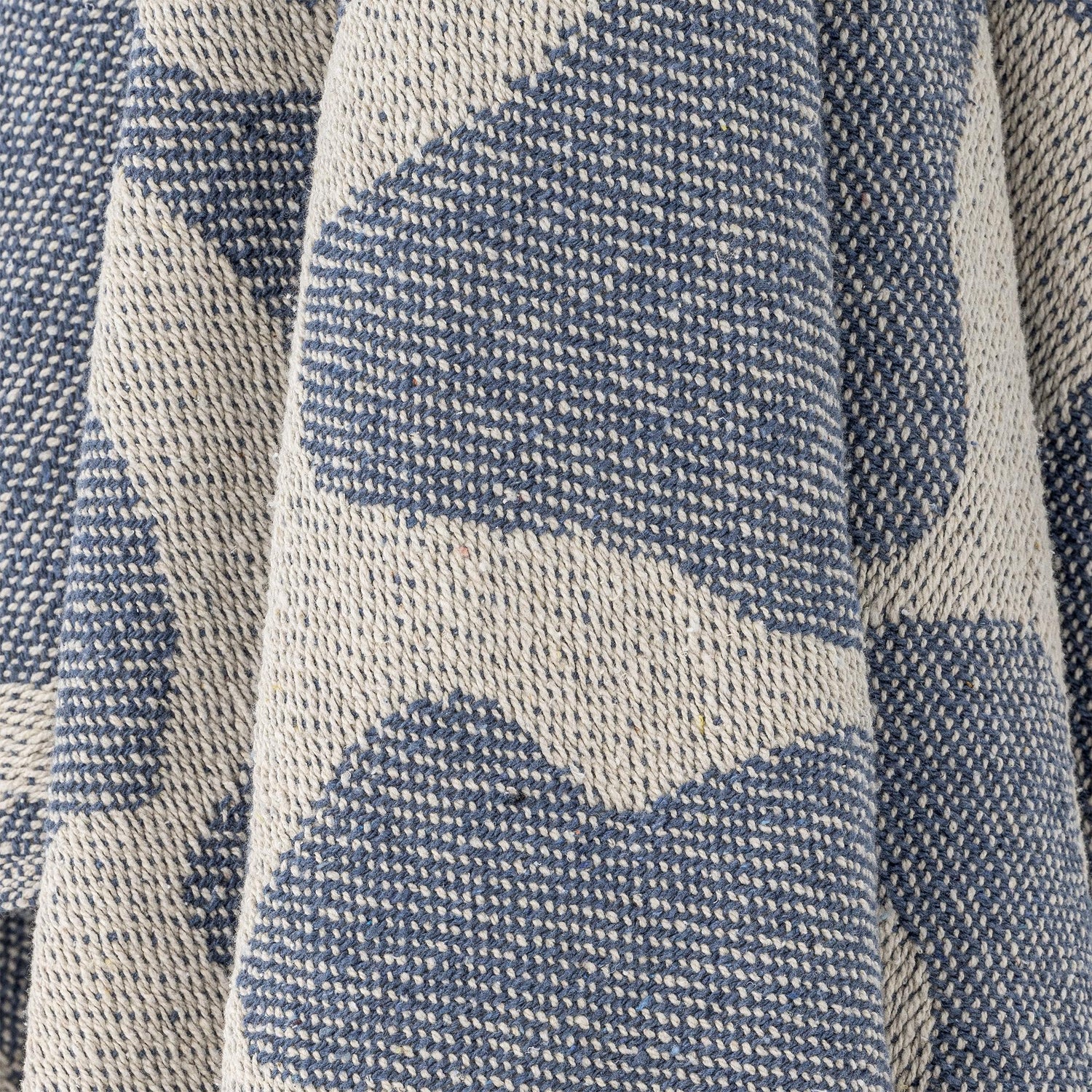 Salobre Recycled Cotton Throw - Blue