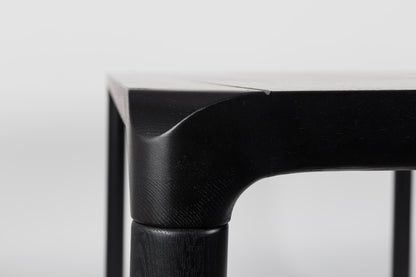 Storm Ash Wooden Dining Table - Black - 3 Sizes Available