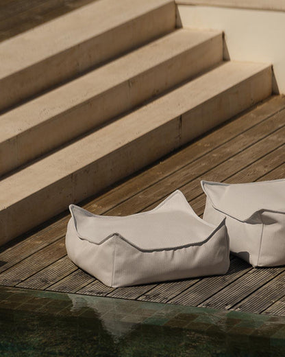 Outdoor Square Beanbag Ottoman - 3 Colour Options Available