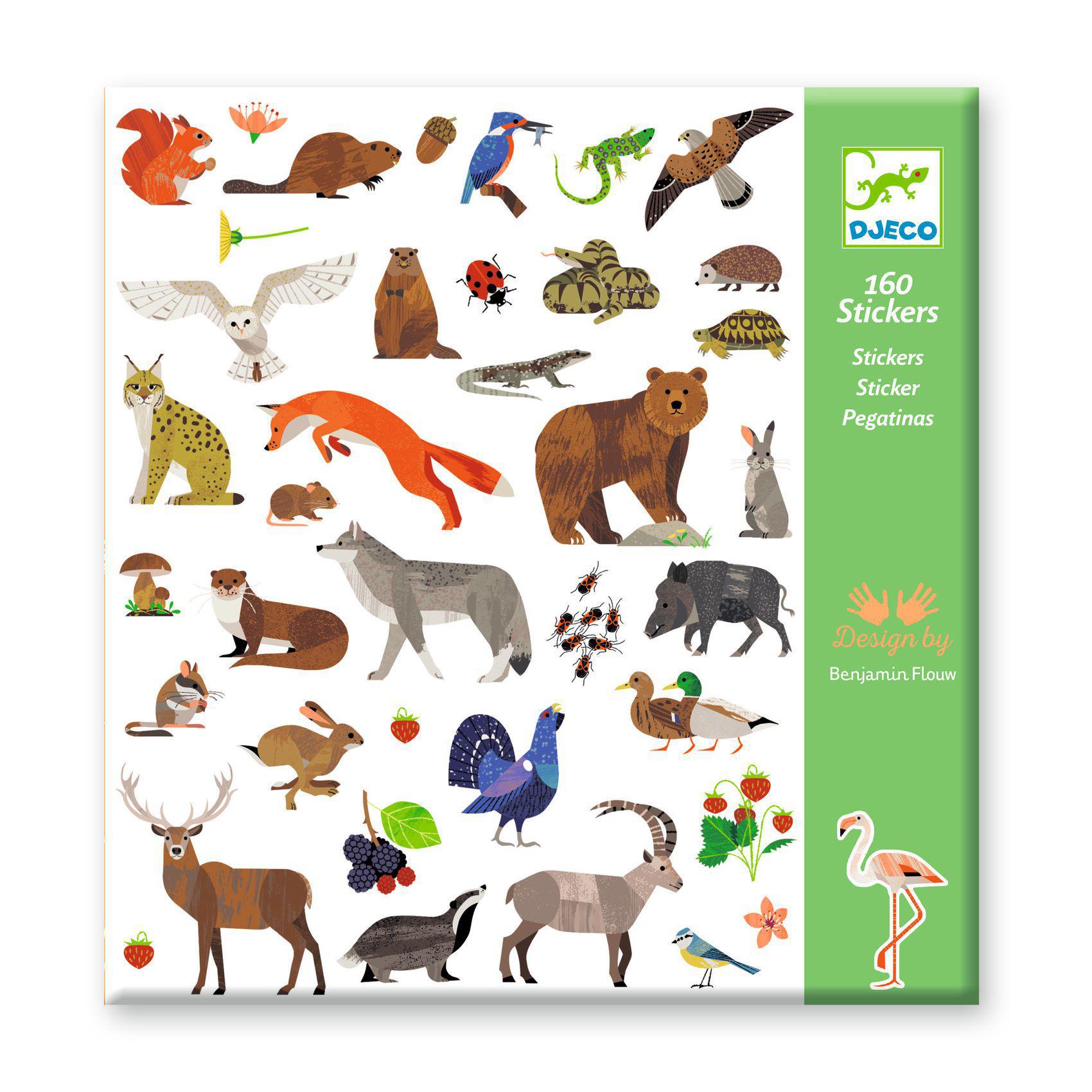 Paper Sticker Pack  - Fauna