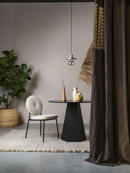 Frills Woven Wool Strand Rug - Beige, Warm Light