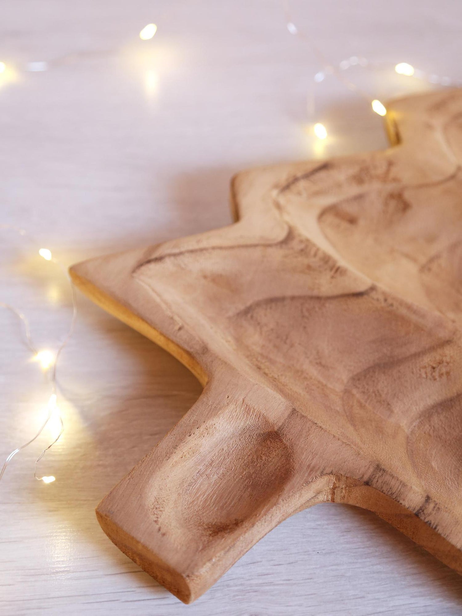 Wooden Christmas Tree Tray