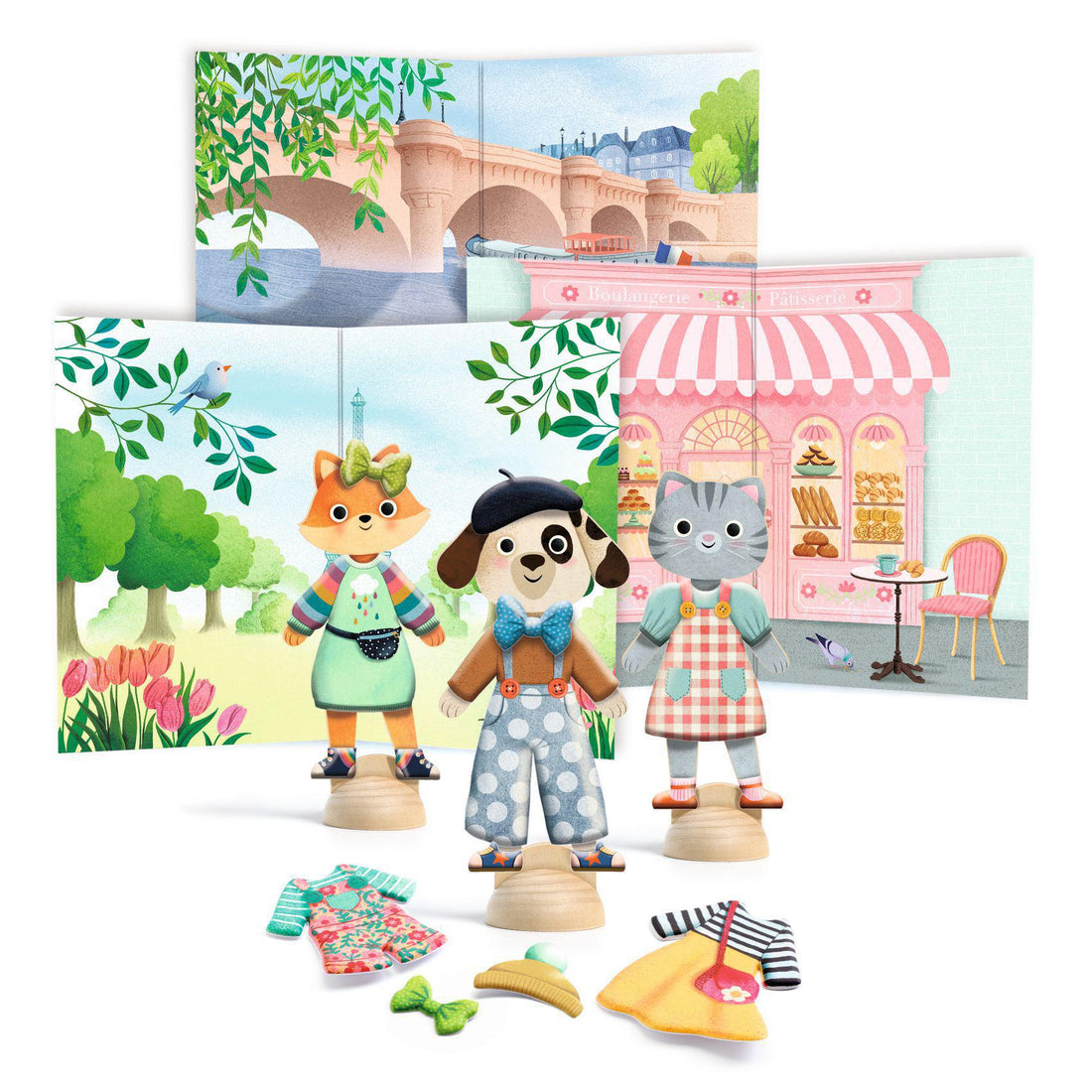 Paris Wardrobe - Reusable Collaging