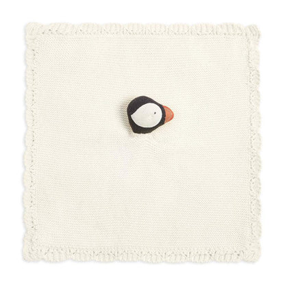 Knitted Cuddle Cloth  - Patient Puffin