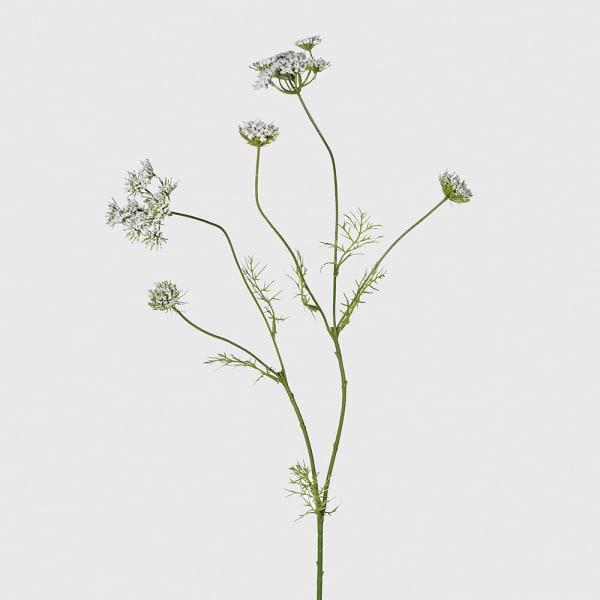 Faux White Meadow Stem