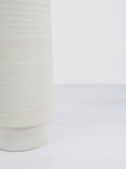 Zonna Matt Ceramic High Vase - Beige