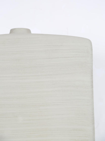 Janettee Rectangle Shaped Vase - Beige