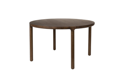 Storm Wooden Round Dining Table - Walnut