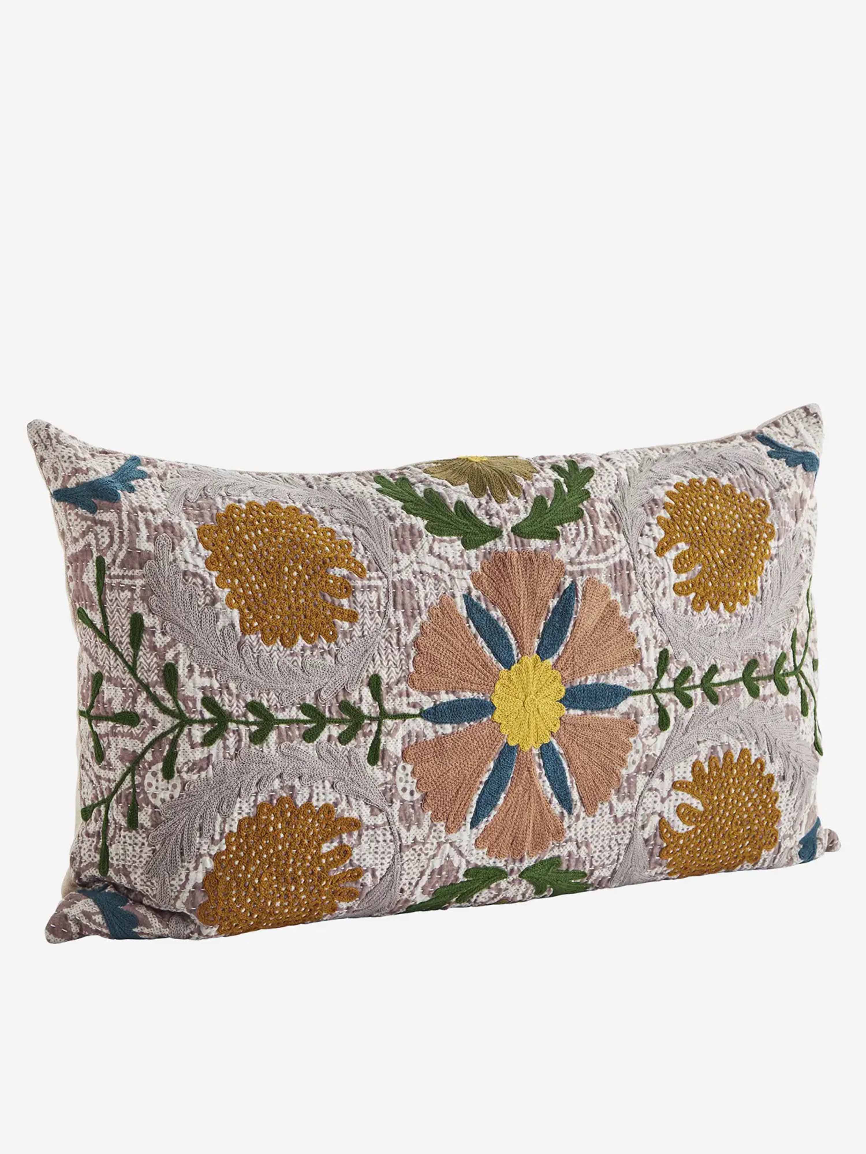 Suzani  Floral Embroidered Cushion