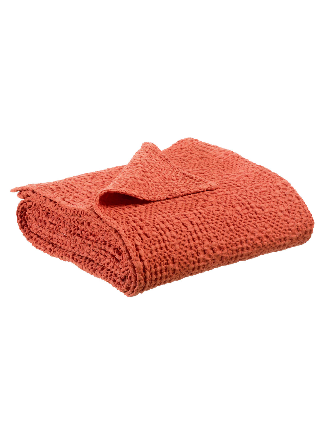 Stonewashed Cotton Tana Throw Marmalade
