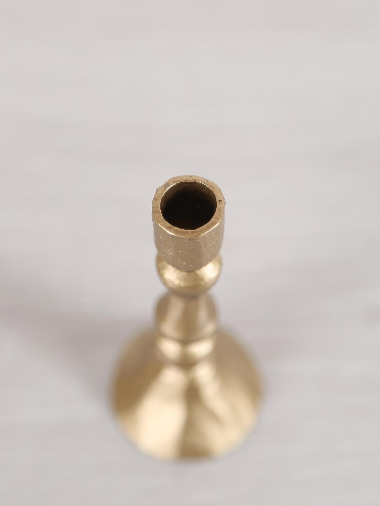 Ingrid mini candlestick - Brass