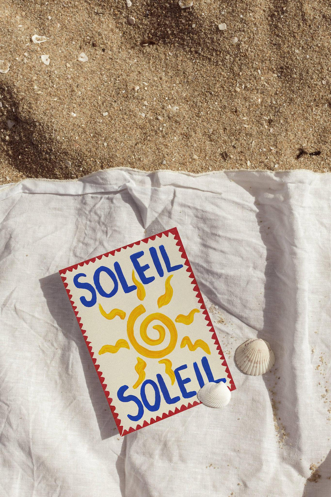 "Soleil" Hand Painted Print