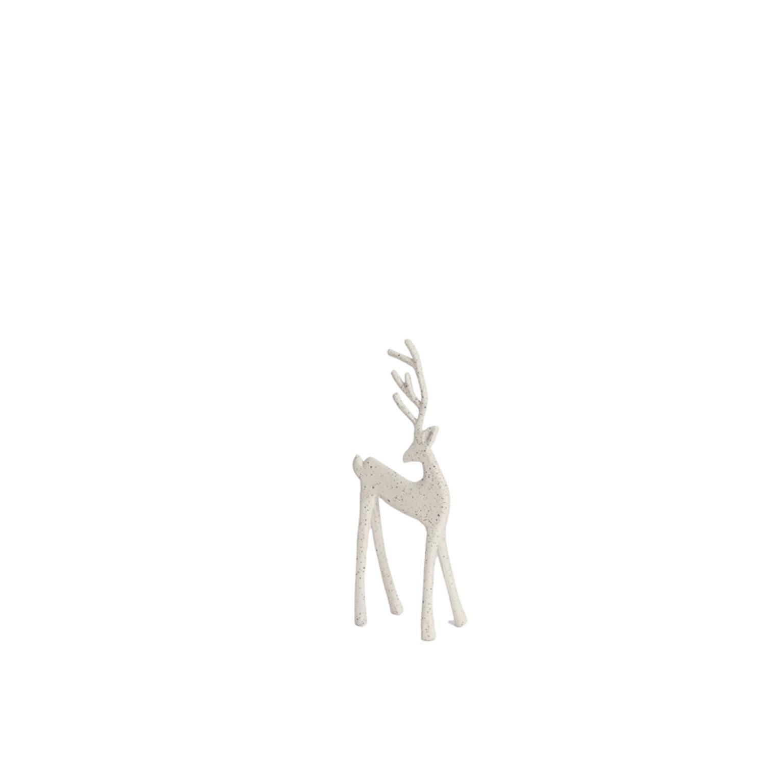 Ornamental Deer - Cream, Grey