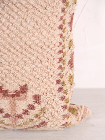 Aaina Wool And cotton cushion - Dusty pink - 2 sizes available