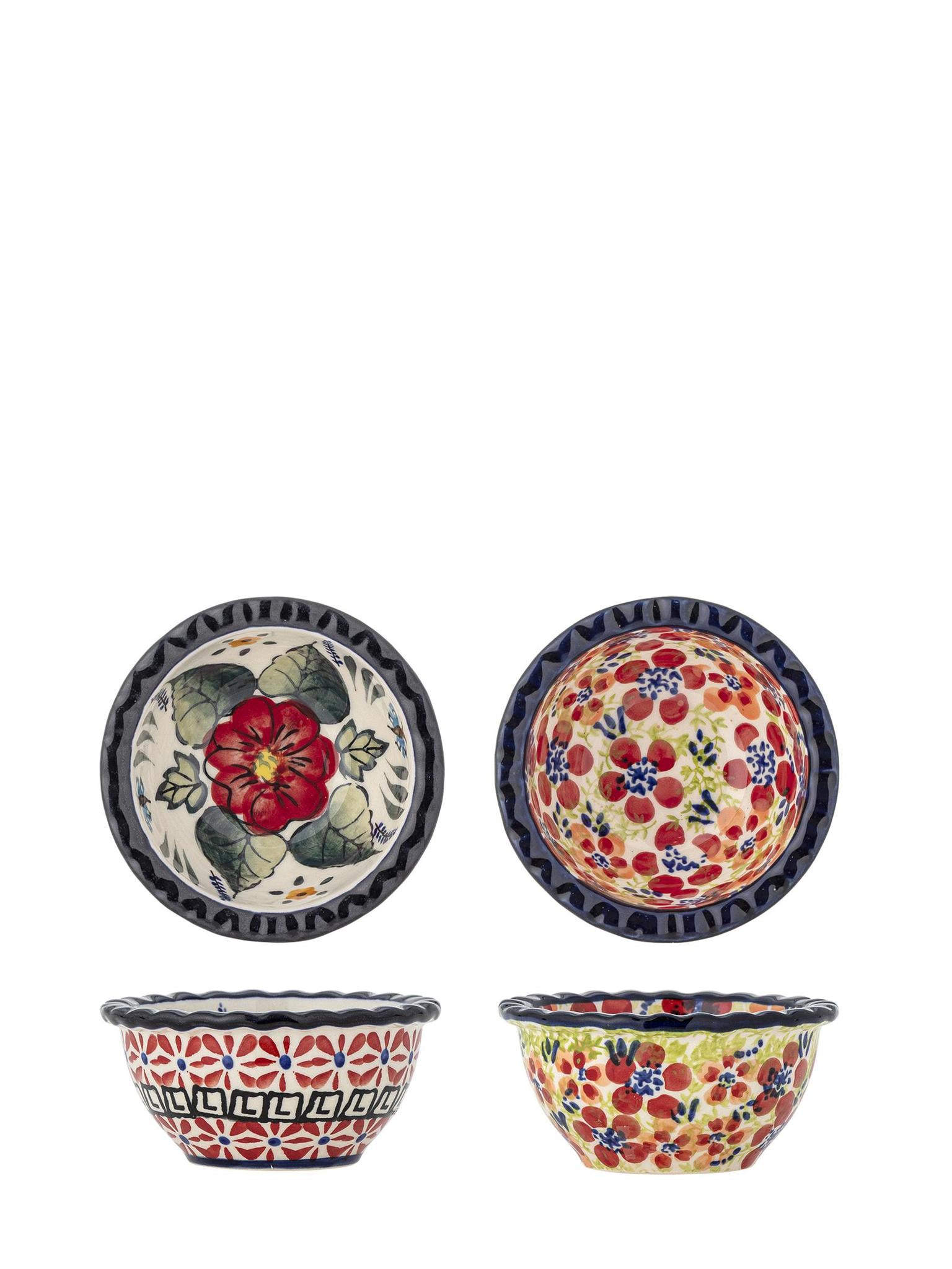 Florist Small Stoneware Bowl - 2 Pattern Options Available