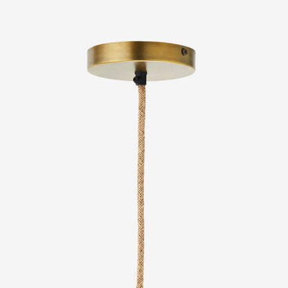 Large Seagrass Rattan Ceiling Light - Linen