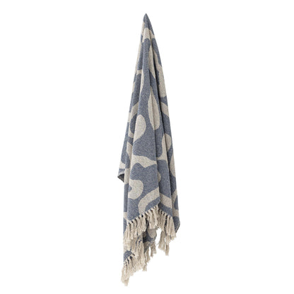 Salobre Recycled Cotton Throw - Blue