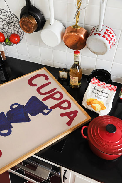 Cuppa Tea Hand Painted Print