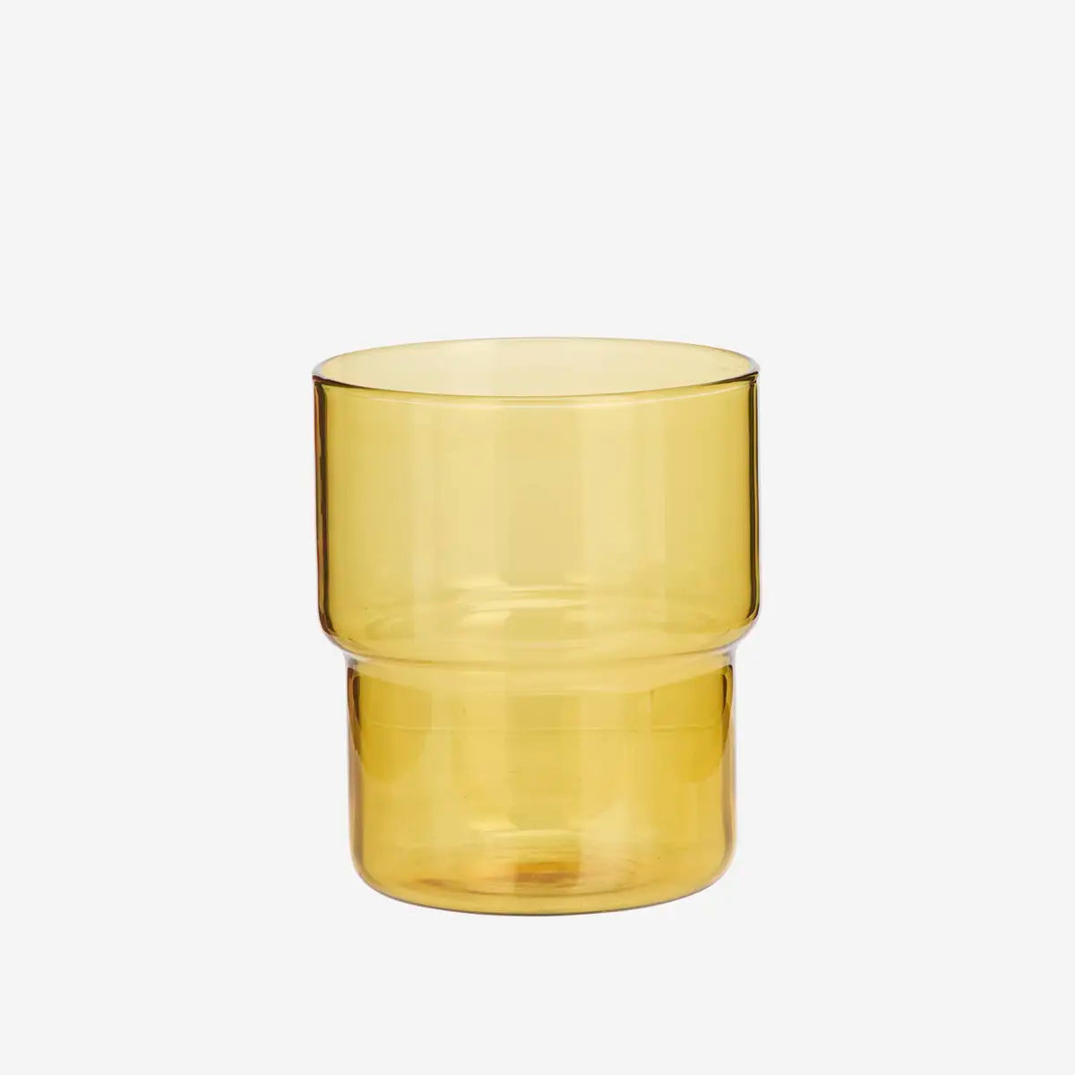 Coloured Drinking Glasses - Set Of 6 - Pink, Amber, Yellow