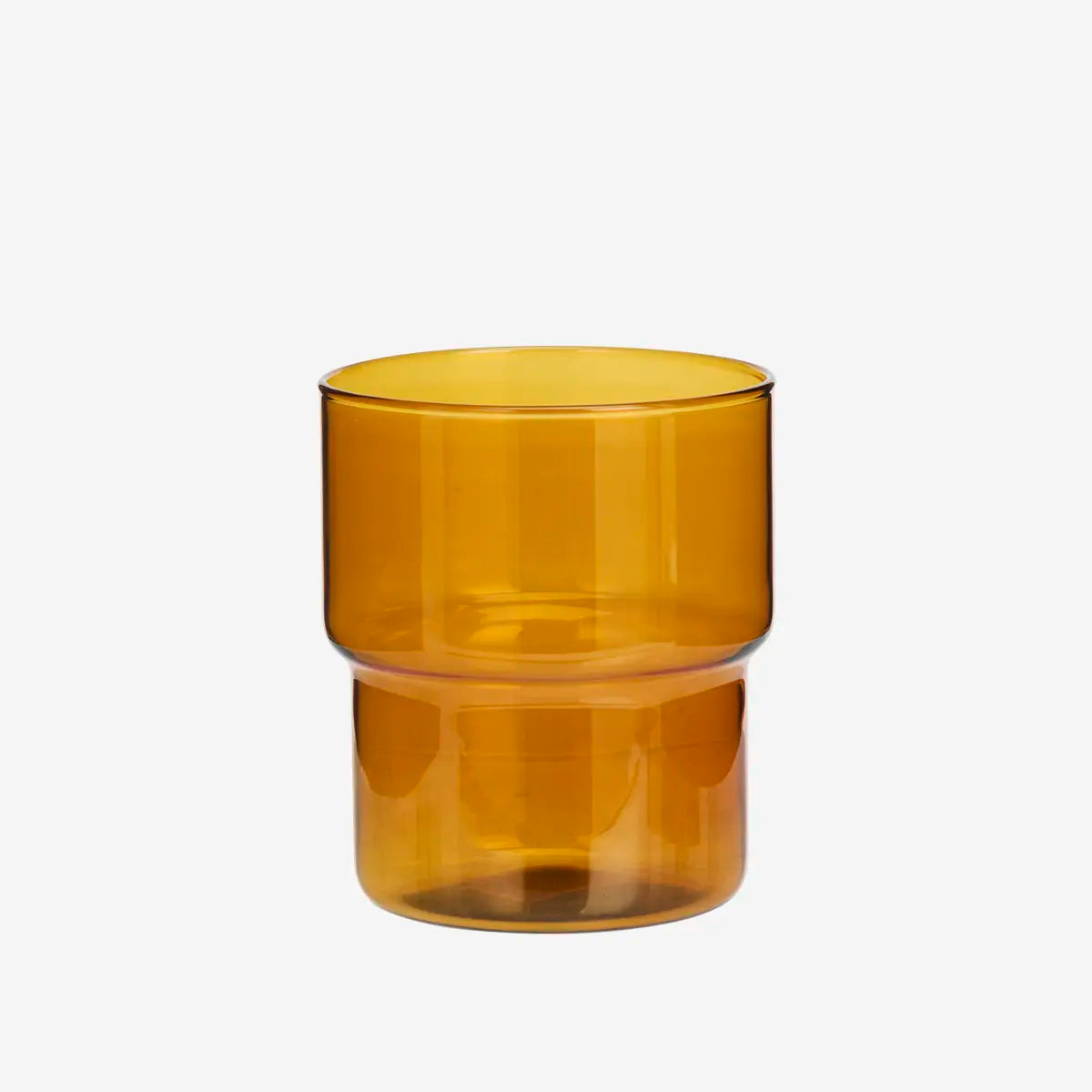 Coloured Drinking Glasses - Set Of 6 - Pink, Amber, Yellow