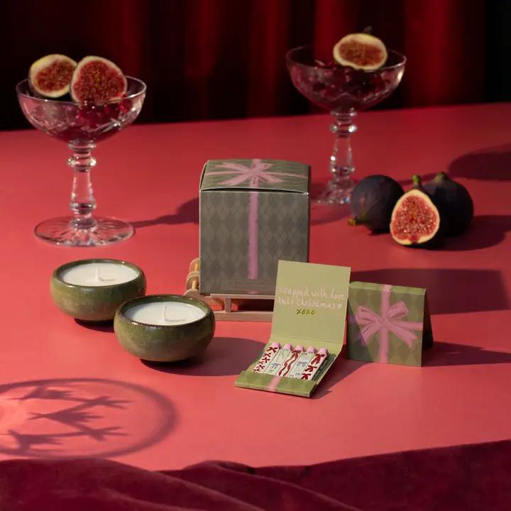 Sparkle Season: Christmas Bow Tea Lights