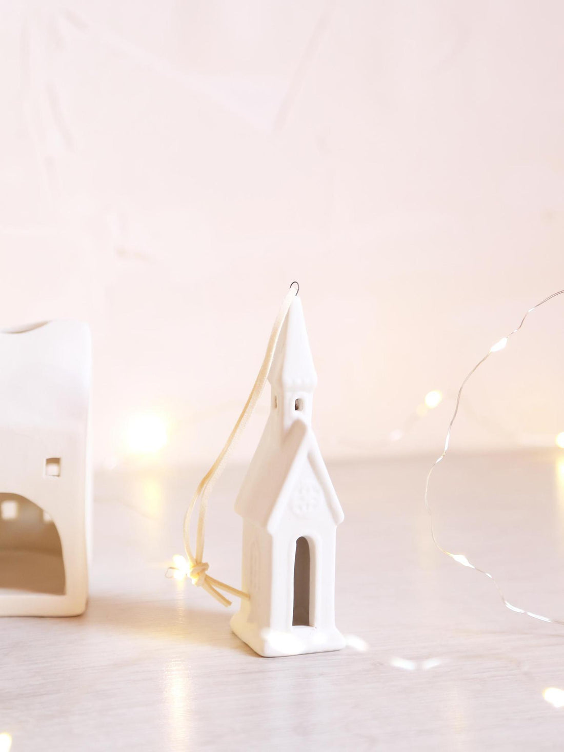 PORCELAIN CHURCH BAUBLE