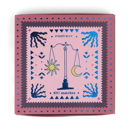 Jumbo Boxed Matches - Foil illustrations -  Balance - 100 Matches