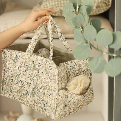 Quilted Nappy Caddy - Riverbank